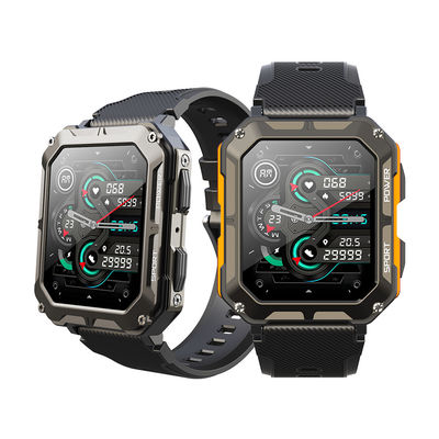 سي 20 برو تكوين سعة كبيرة ساعات معصم هاتف ذكي رقمي 1.83 بوصة Smartwatch