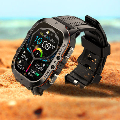 الساعات الذكية الرياضية C26 1.96 بوصة AMOLED شاشة كبيرة استخدم الزجاج المقاوم للانفجار والوقوع
